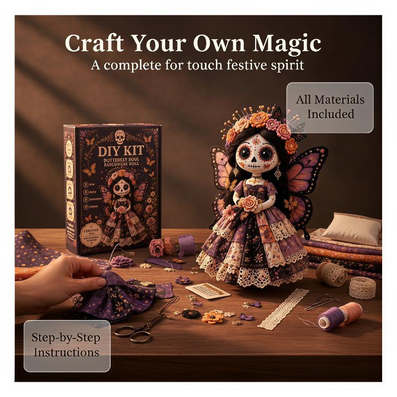 Textile Sewing Kit - طقم دمية جديدة للحياكة اليدوية بتصميم