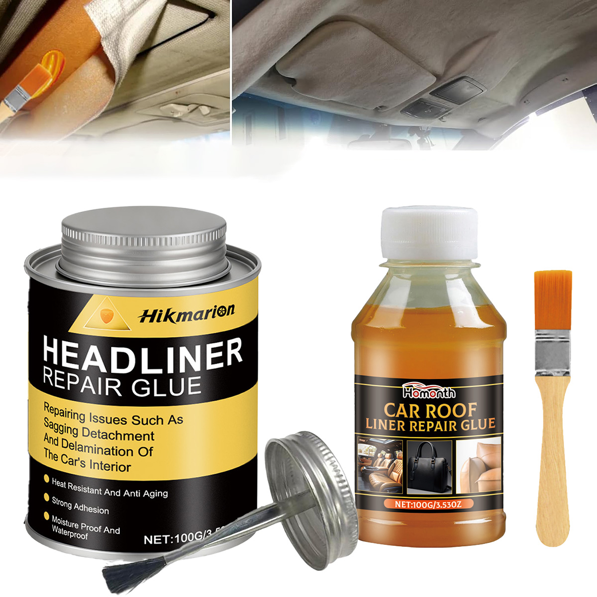 Fabric Glue Bond - غراء إصلاح بطانة السقف 100 مل،