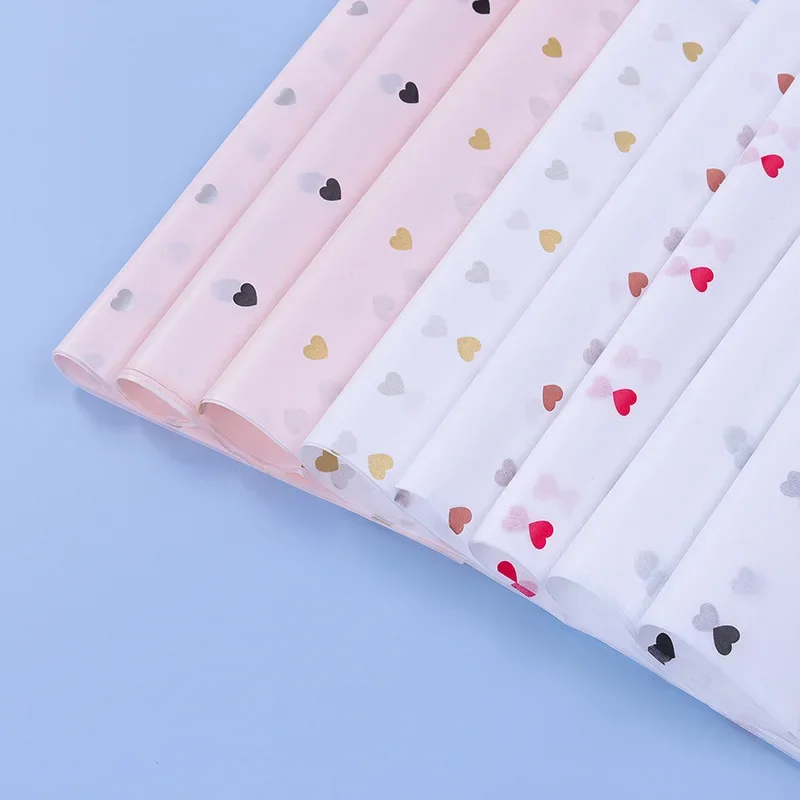 Pattern Tissue Paper - 10 ورقة/مجموعة 50*70 سم ورق تغليف