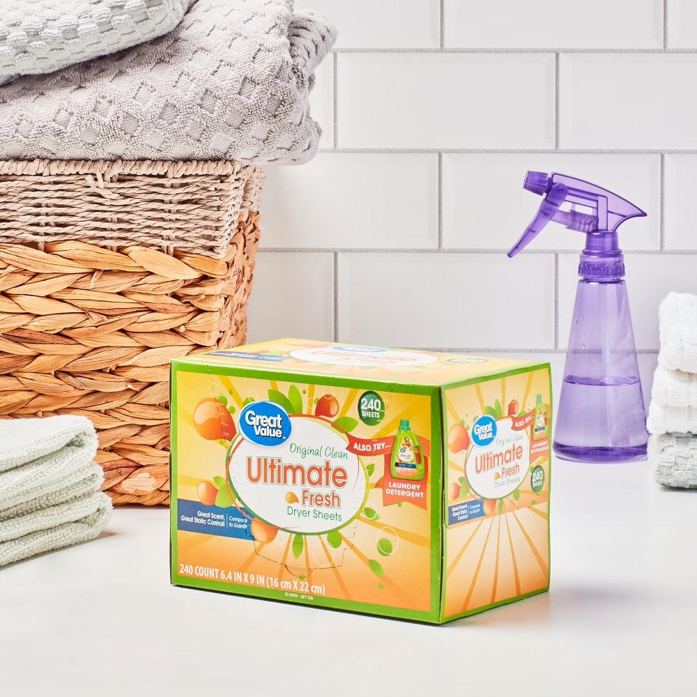 Fabric Softener Sheet - أوراق تجفيف الملابس ألتيميت فريش برائحة