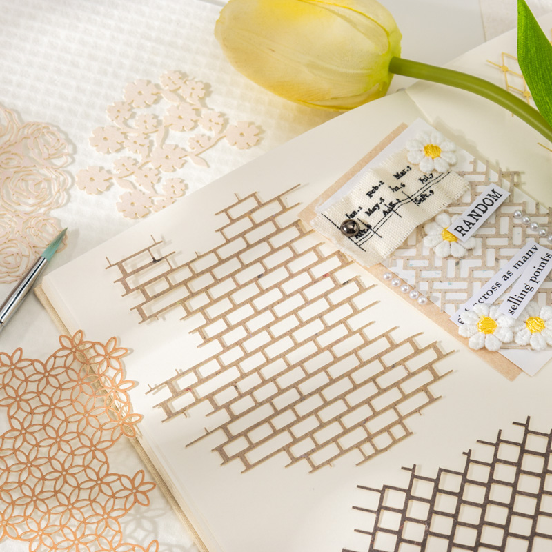 10 قطعة مواد الملمس خمر الدانت - مراجعة Pattern Tissue Paper وسعره