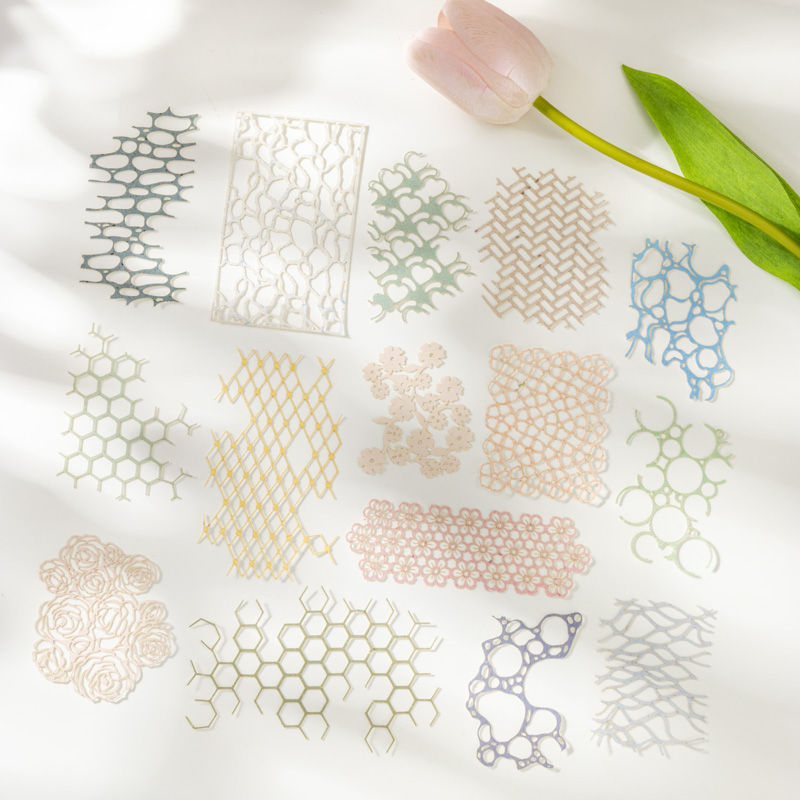 10 قطعة مواد الملمس خمر الدانت - مراجعة Pattern Tissue Paper وسعره
