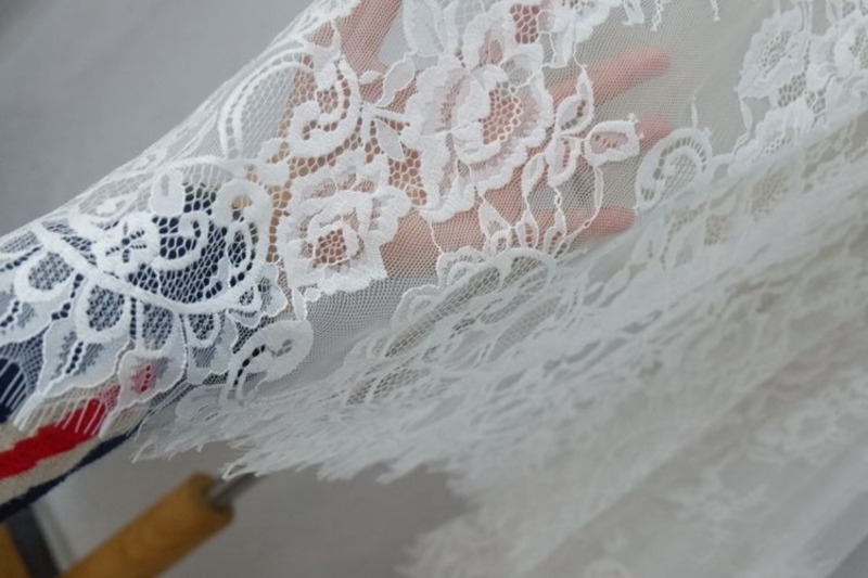 شريط دانتيل رموش مضغوط من الخي - مراجعة Textile Sewing Kit وسعره