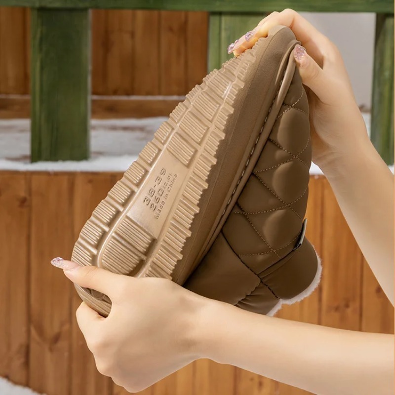 نعال شتوية مبطنة بالصوف، مضادة - مراجعة Sewing Fleece وسعره