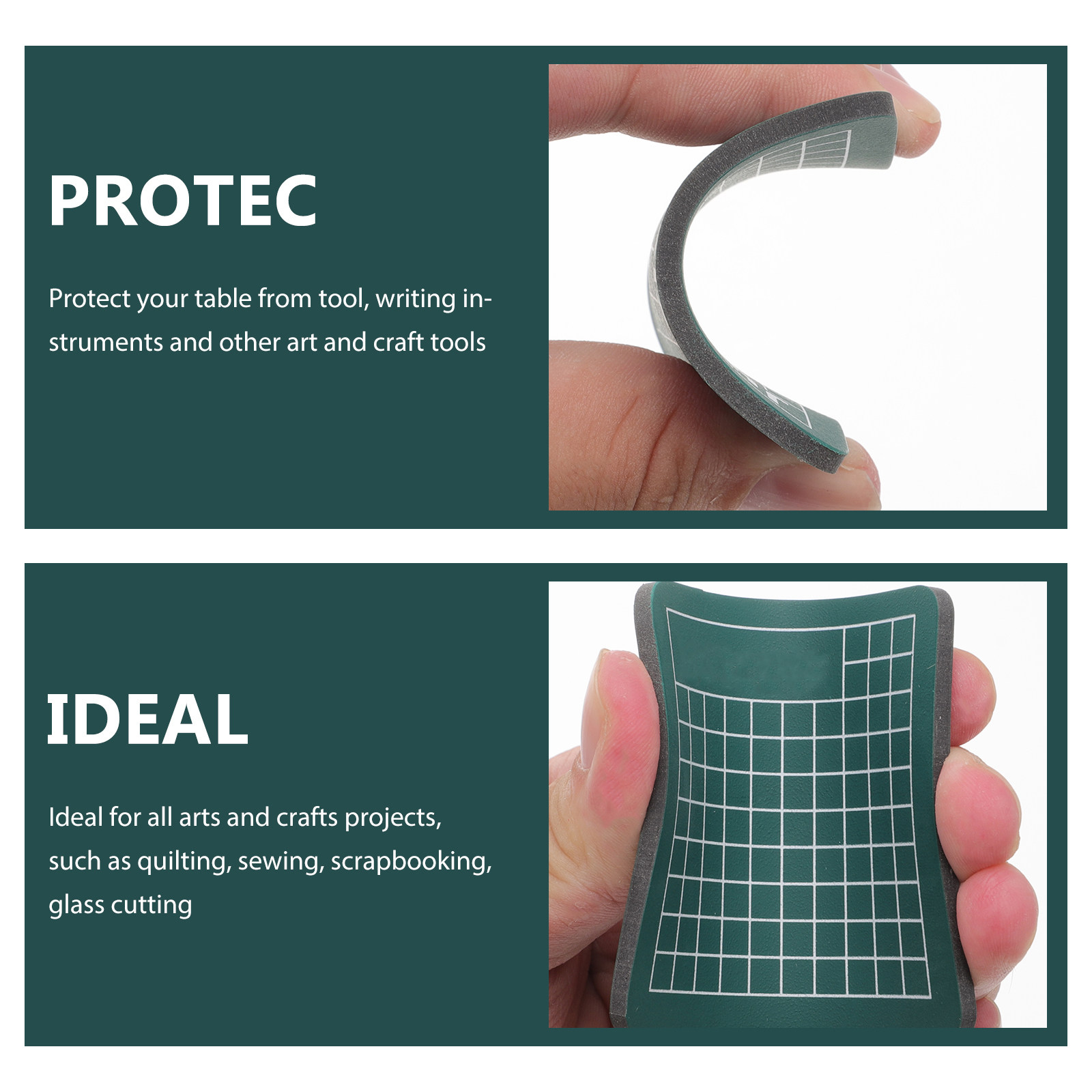 بساط قطع صغير 6x6 سم ذاتي اللص - مراجعة Cutting Mat Self Heal وسعره