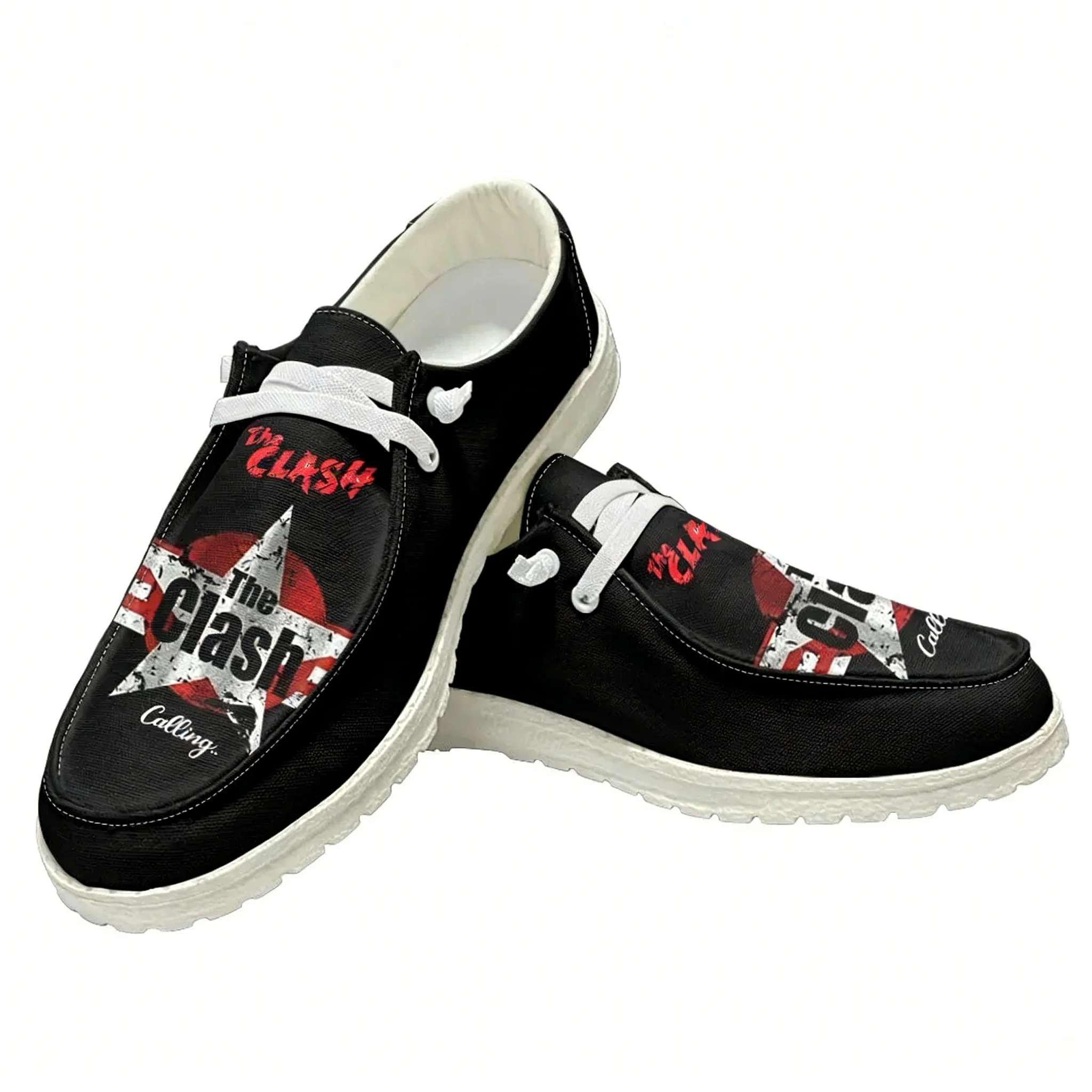 أحذية كاجوال من The Clash Rock - مراجعة Sewing Custom وسعره