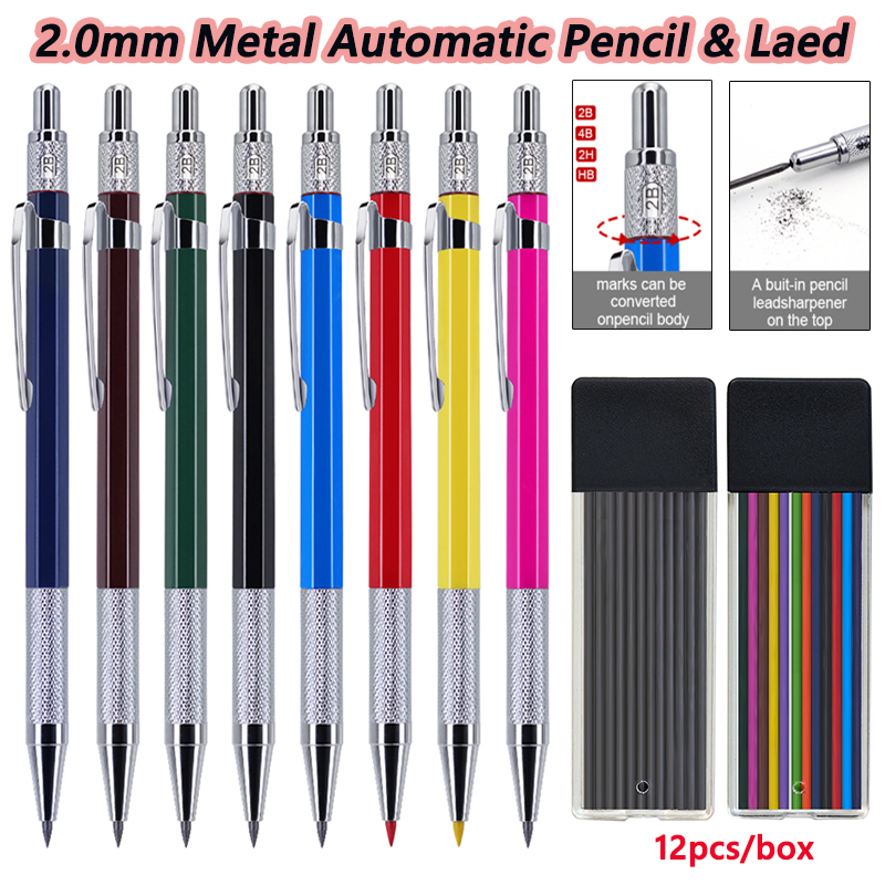 قلم رصاص ميكانيكي معدني متعدد  - مراجعة Staedtler Pencil Lumocolor وسعره