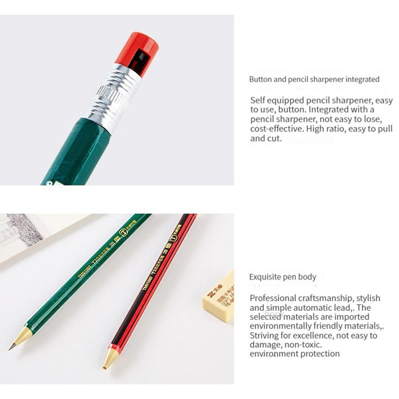 مجموعة أقلام رصاص ميكانيكية 1- - مراجعة Staedtler Pencil Lumocolor وسعره