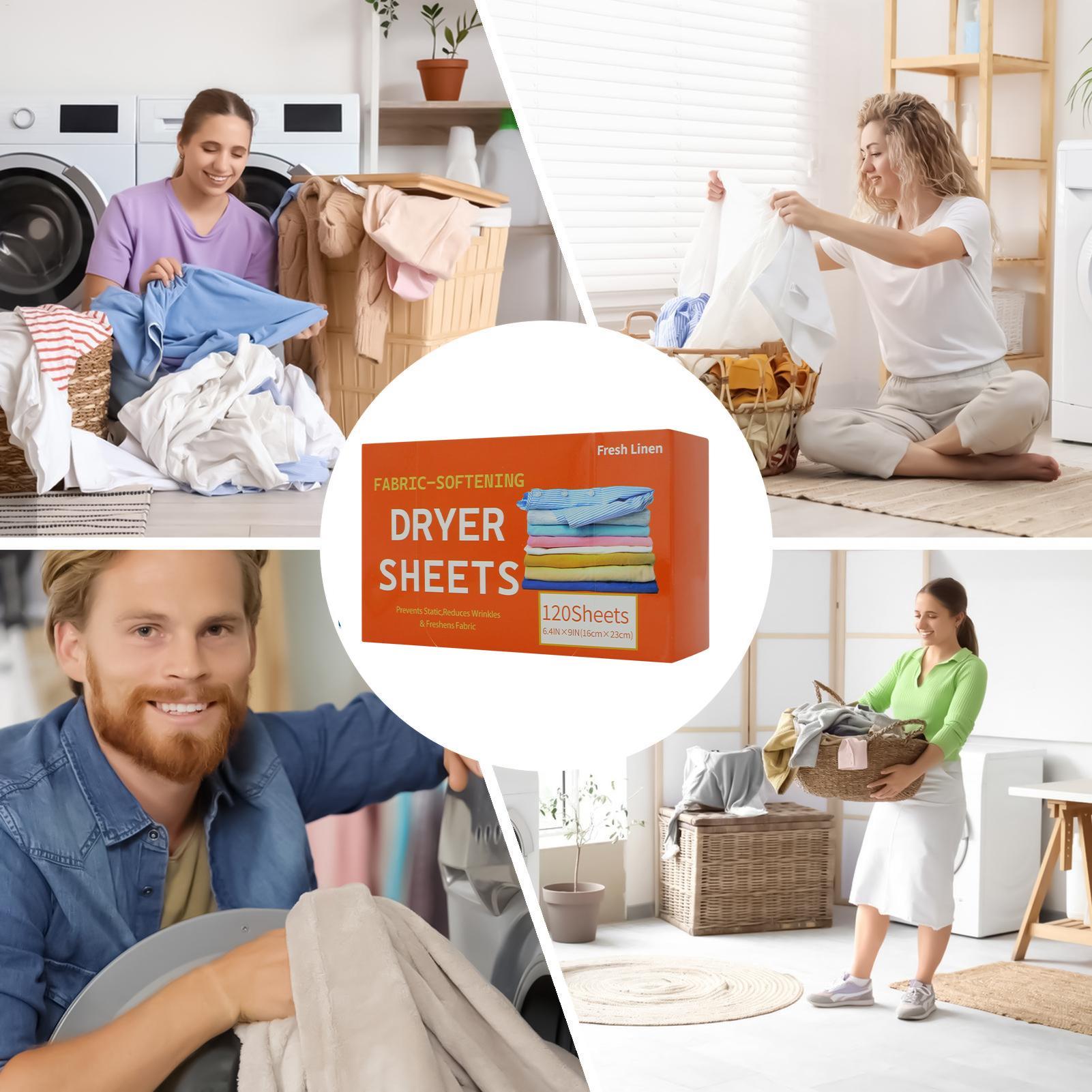 أوراق منعم الغسيل 120 قطعة، أو - مراجعة Fabric Softener Sheet وسعره