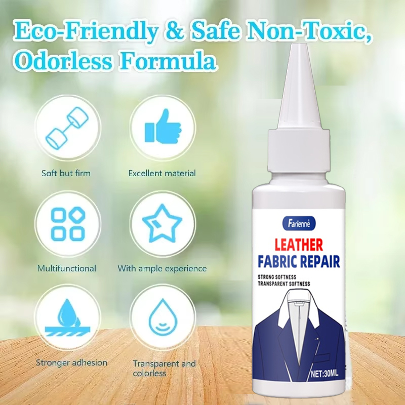 لاصق مرن شفاف لإصلاح الأقمشة س - مراجعة Fabric Glue Bond وسعره