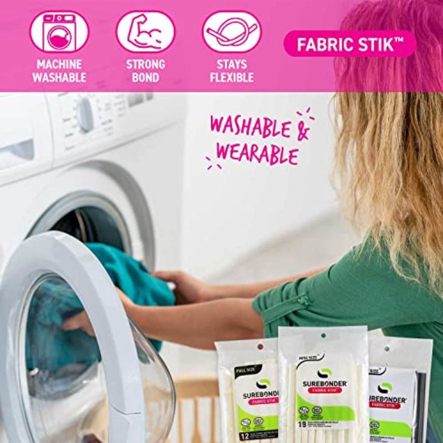 أعواد لاصقة حرارية للأقمشة، حج - مراجعة Fabric Glue Bond وسعره