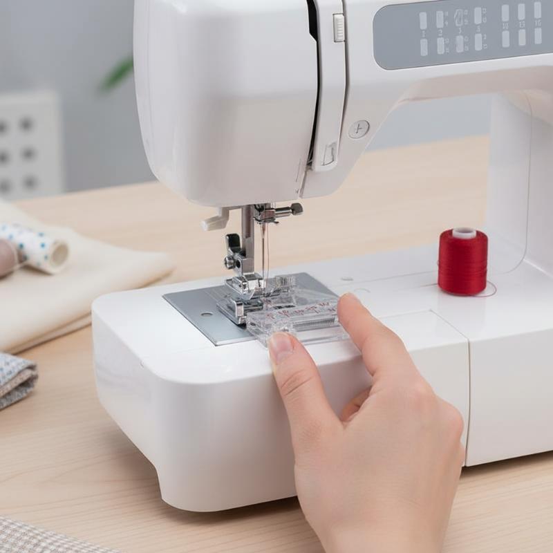 قدم ضغط قابلة للتعديل لحياكة ا - مراجعة Textiles Sewing Machine وسعره