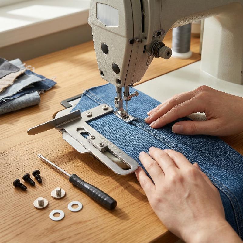 مجموعة قدم خياطة متعرجة بثلاث  - مراجعة Sewing In Textile وسعره